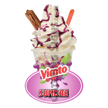 Vimto- Sundae