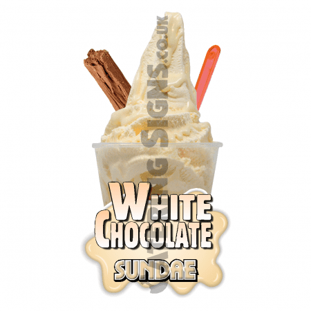 White Chocolate- Sundae