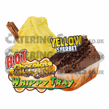 Yellow Sherbet - Chocolate Cake Tray