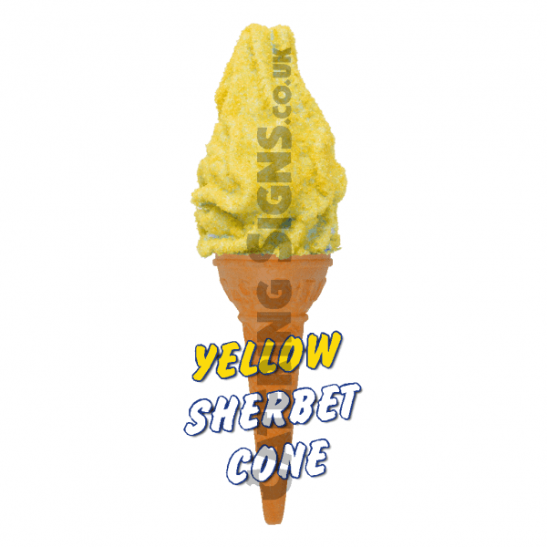 Yellow Sherbet - Single Cone