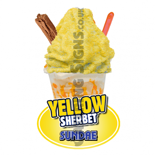 Yellow Sherbet- Sundae