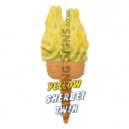Yellow Sherbet - Twin Cone