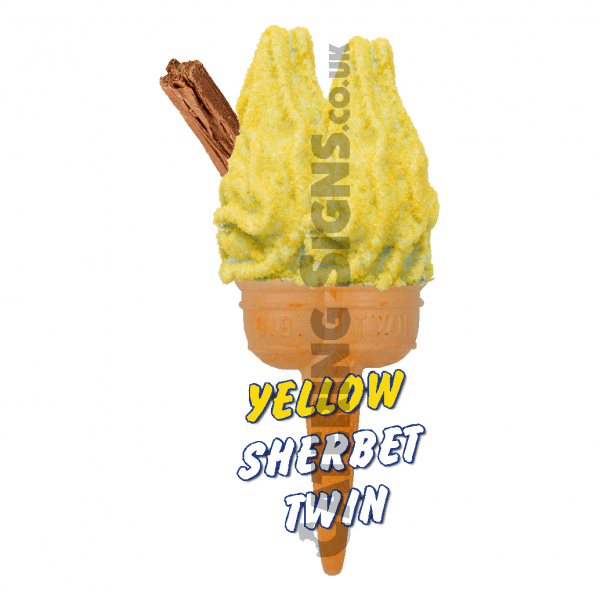 Yellow Sherbet - Twin Cone - Image 2