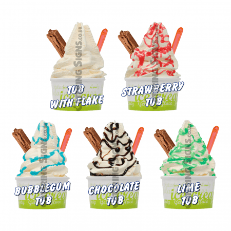 Set of 5 Tubs