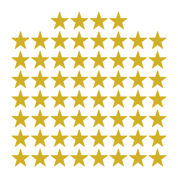 60x 50mm Stars - Image 10