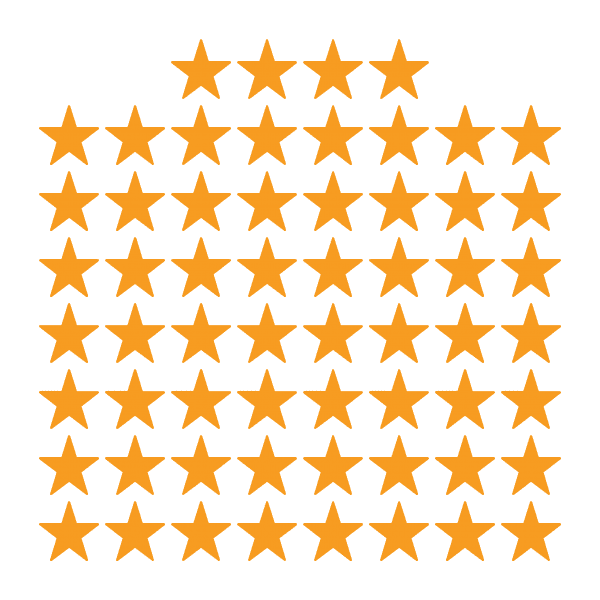60x 50mm Stars - Image 6