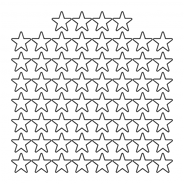 60x 50mm Stars - Image 14