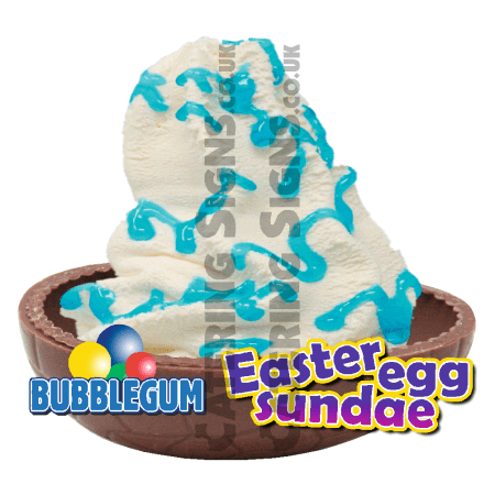 Bubblegum - Easter Egg Sundae
