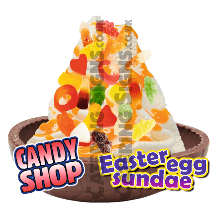 Candy Shop - Easter Egg Sundae