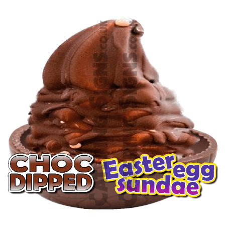 Choc Dipped - Easter Egg Sundae