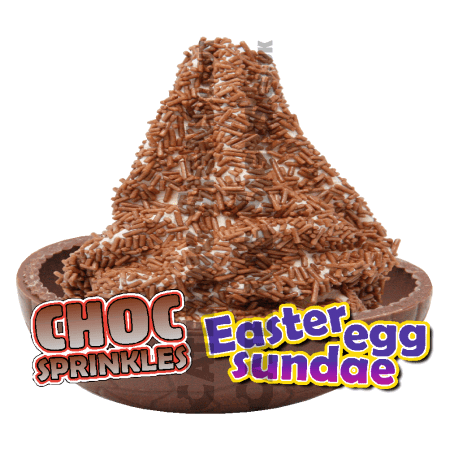 Chocolate Sprinkles - Easter Egg Sundae