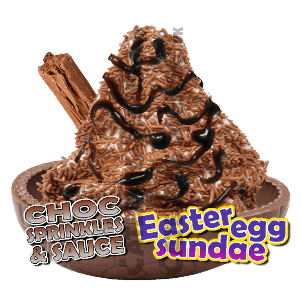 Choc Sprinkles & Sauce - Easter Egg Sundae - Image 2