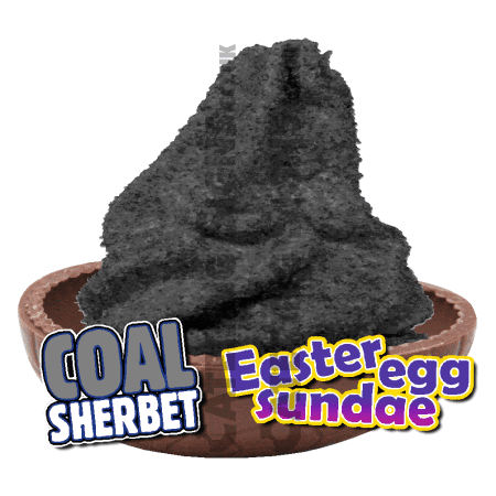 Coal Sherbet - Easter Egg Sundae