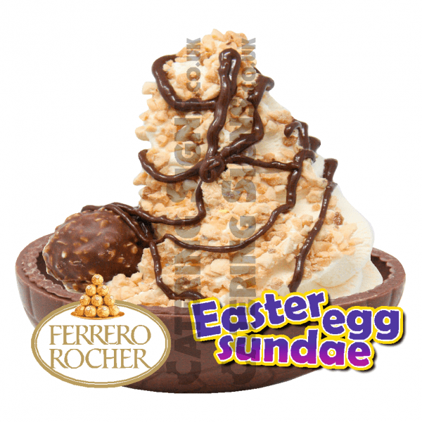Ferrero Rocher - Easter Egg Sundae