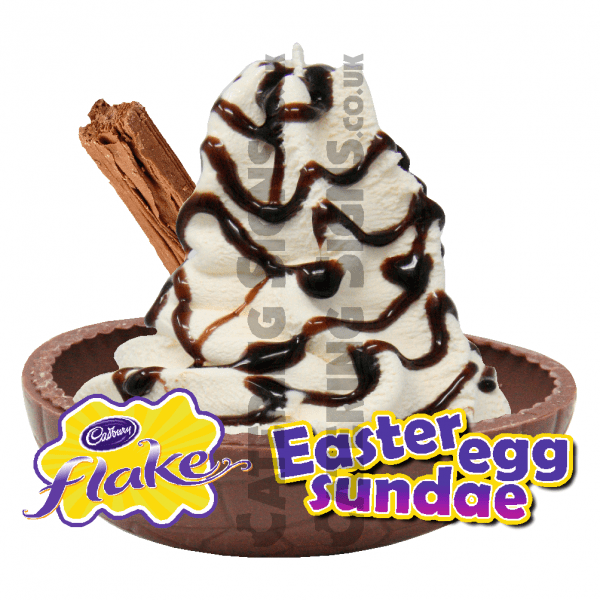 Flake - Easter Egg Sundae