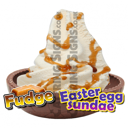 Fudge - Easter Egg Sundae
