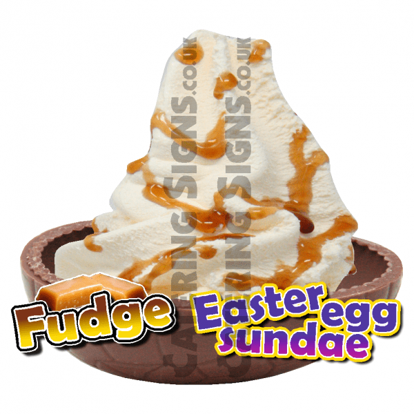 Fudge - Easter Egg Sundae