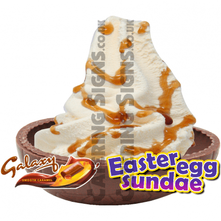 Galaxy Caramel - Easter Egg Sundae