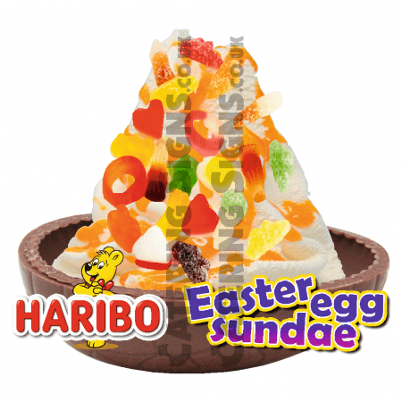 Haribo - Easter Egg Sundae