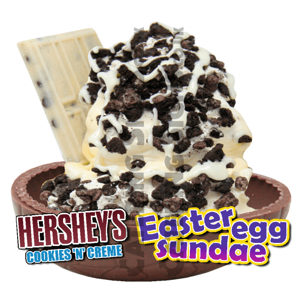 Hershey's Cookies 'n' Creme - Easter Egg Sundae - Image 3