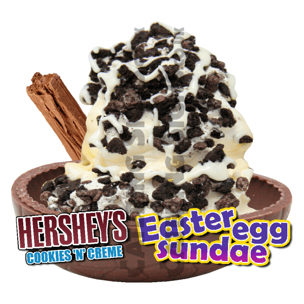 Hershey's Cookies 'n' Creme - Easter Egg Sundae - Image 2