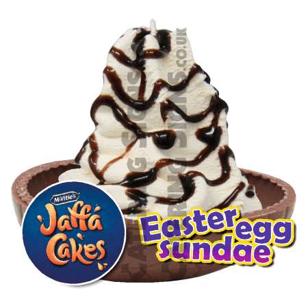Jaffa Cake - Easter Egg Sundae