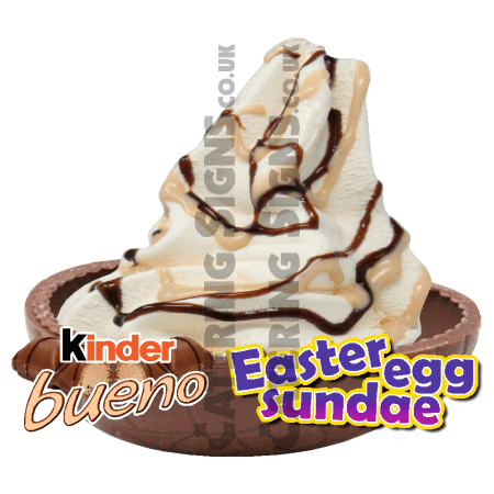 Kinder Bueno - Easter Egg Sundae