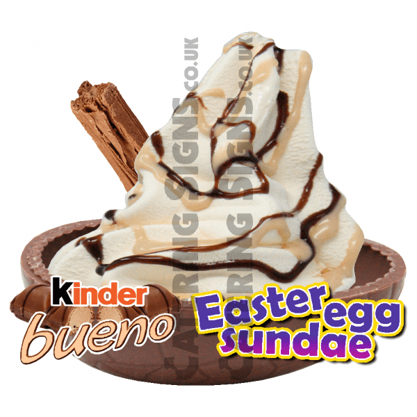 Kinder Bueno - Easter Egg Sundae - Image 2
