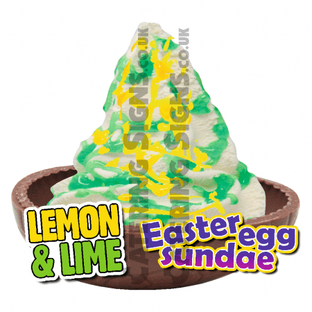 Lemon & Lime - Easter Egg Sundae