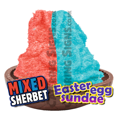 Mixed Sherbet - Easter Egg Sundae