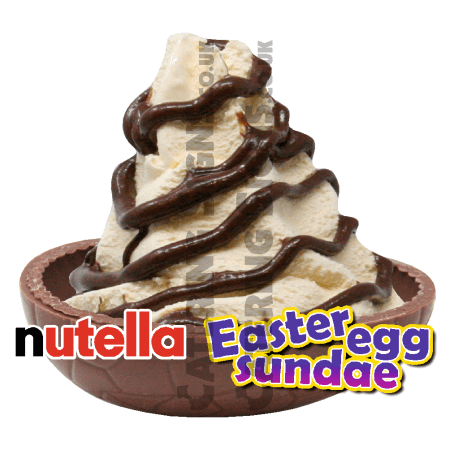 Nutella - Easter Egg Sundae