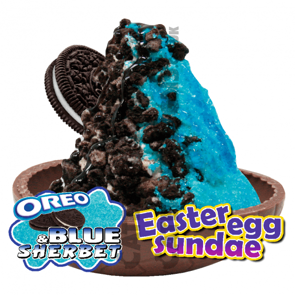 Oreo & Blue Sherbet - Easter Egg Sundae - Image 3