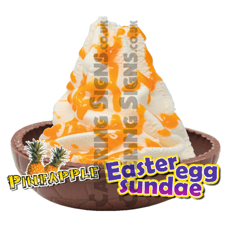 Pineapple - Easter Egg Sundae