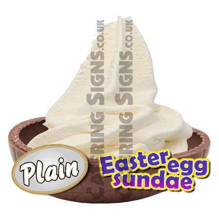 Plain - Easter Egg Sundae