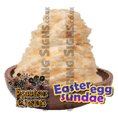 Popping Candy - Easter Egg Sundae