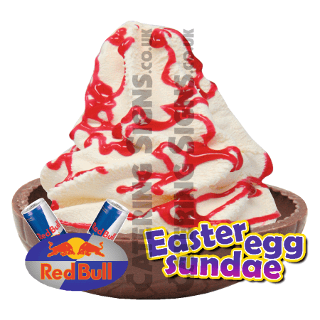 Red Bull - Easter Egg Sundae