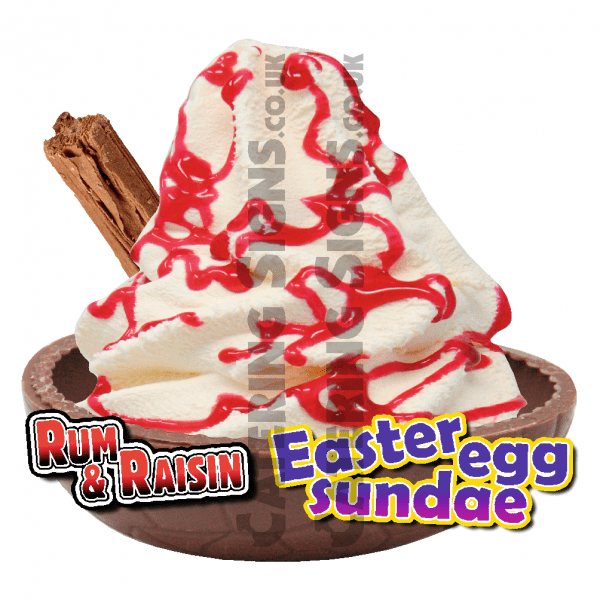 Rum & Raisin - Easter Egg Sundae - Image 2