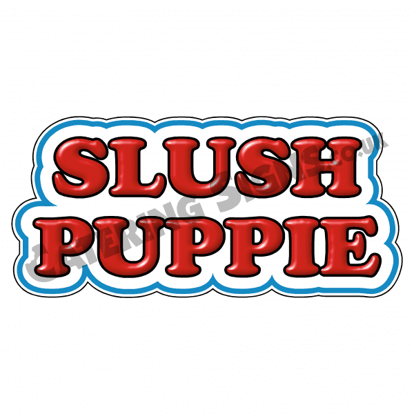 Large Slush Puppie Text