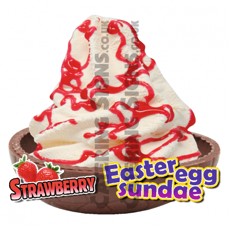 Strawberry - Easter Egg Sundae
