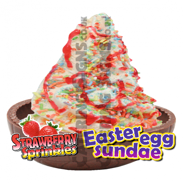 Strawberry Sprinkles - Easter Egg Sundae