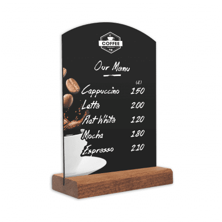 Table Top Chalkboard - Printed