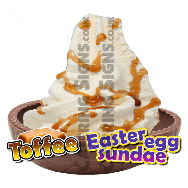 Toffee - Easter Egg Sundae