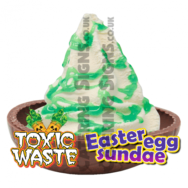 Toxic Waste - Easter Egg Sundae