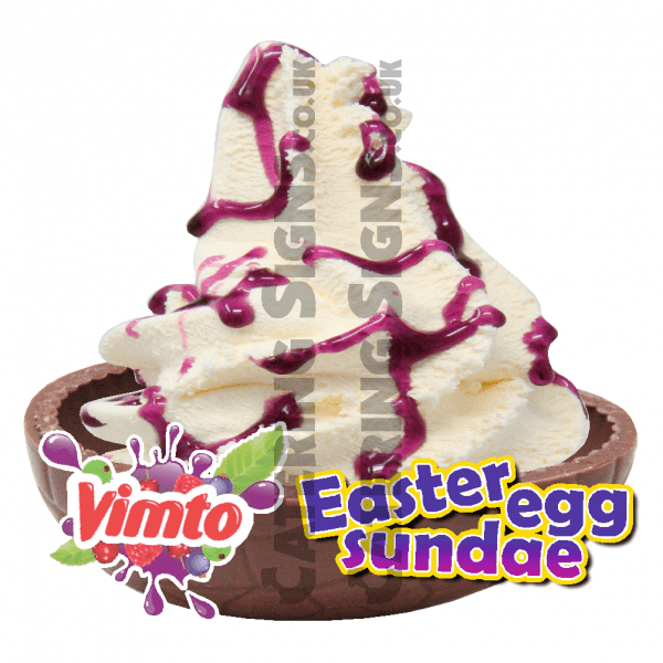 Vimto - Easter Egg Sundae