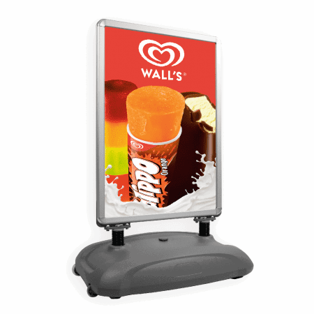 Sightmaster 3 Pavement Sign with Posters