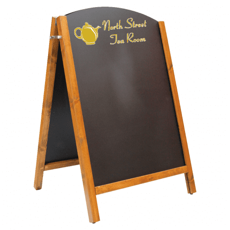 Woodworkz Premium Reversible Chalk A-Board with Logo