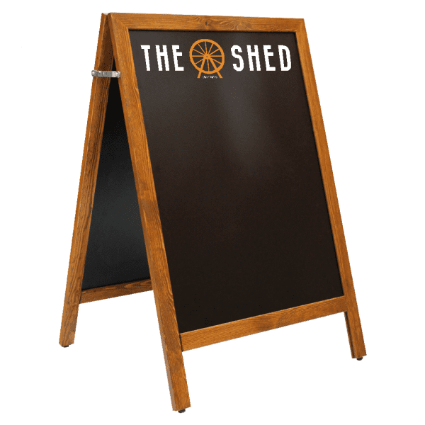 Woodworkz Standard Chalk A-Board with Logo