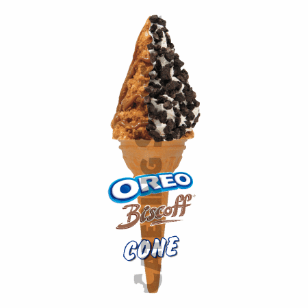 Oreo Biscoff - Single Cone