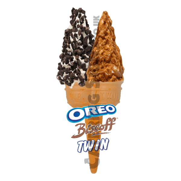 Oreo Biscoff - Twin Cone