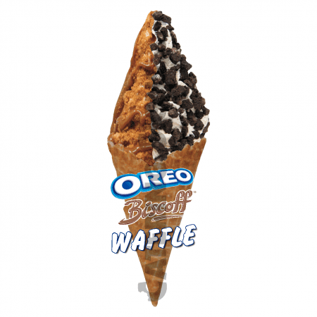 Oreo Biscoff - Waffle Cone